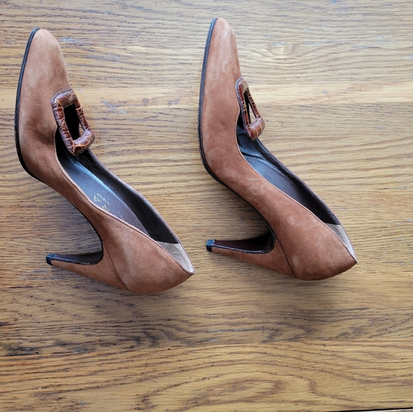 Petra Firenze size 6 brown heels - Picture 3 of 6